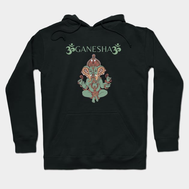 Om Ganesha Om Hoodie by BhakTees&Things